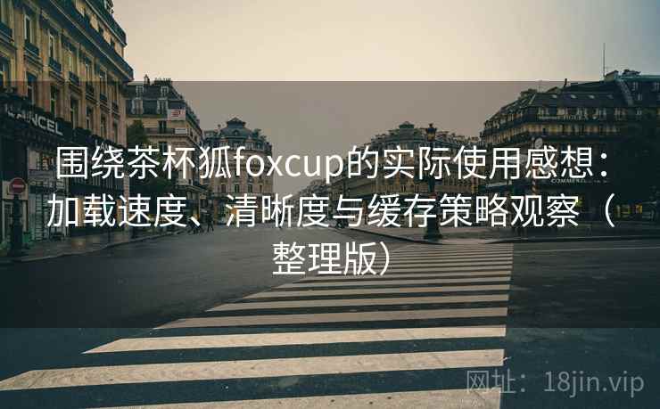 围绕茶杯狐foxcup的实际使用感想:加载速度、清晰度与缓存策略观察(整理版) 围绕茶杯狐foxcup的实际使用感想:加载速度、清晰度与缓存策略观察(整理版)