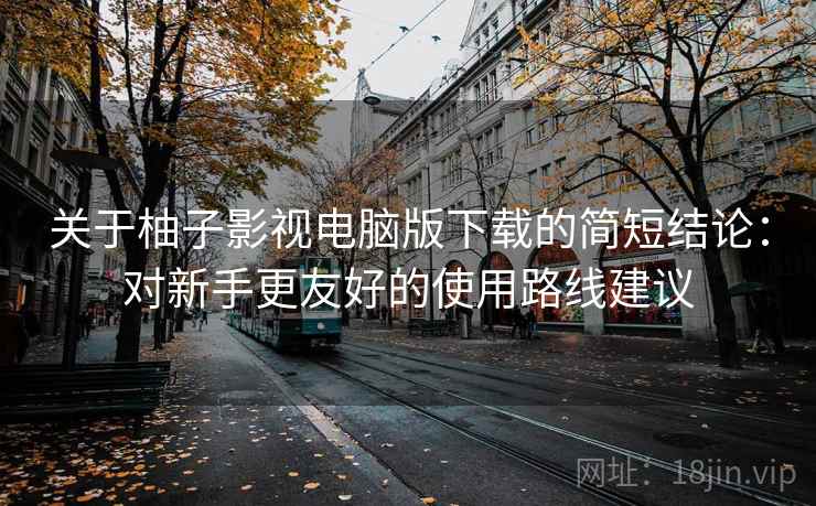 关于柚子影视电脑版下载的简短结论：对新手更友好的使用路线建议